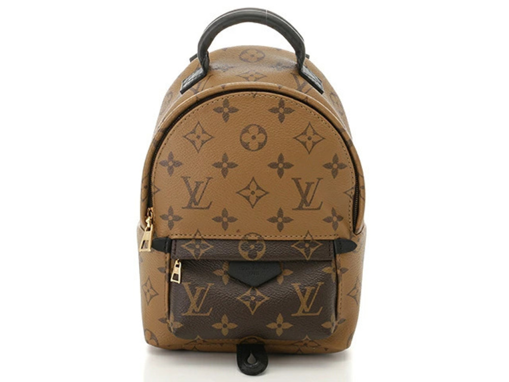 LOUIS VUITTON Bag Backpack Palm Springs Monogram Reverse AH